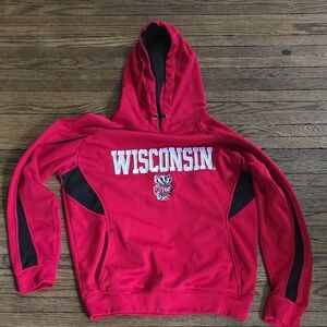 Wisconsin Badgers Red and Black Athletic Apparel